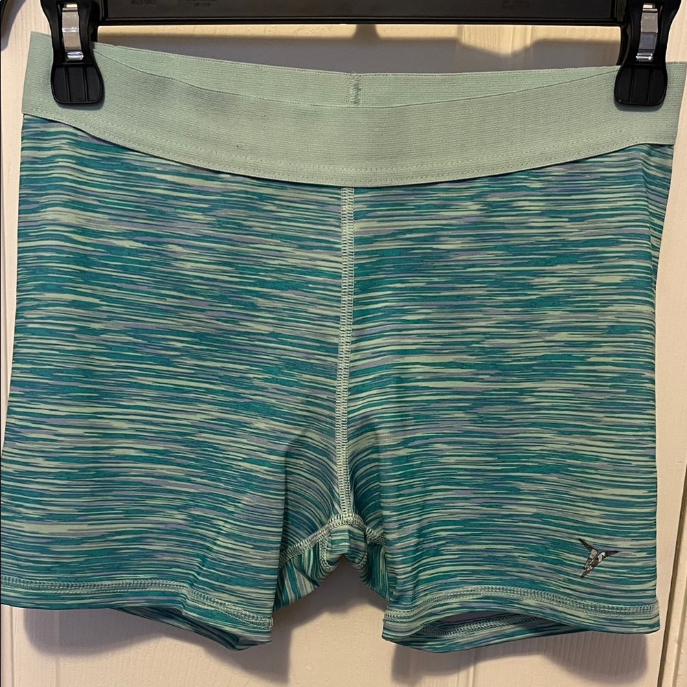 Kids' Aqua Patterned Shorts